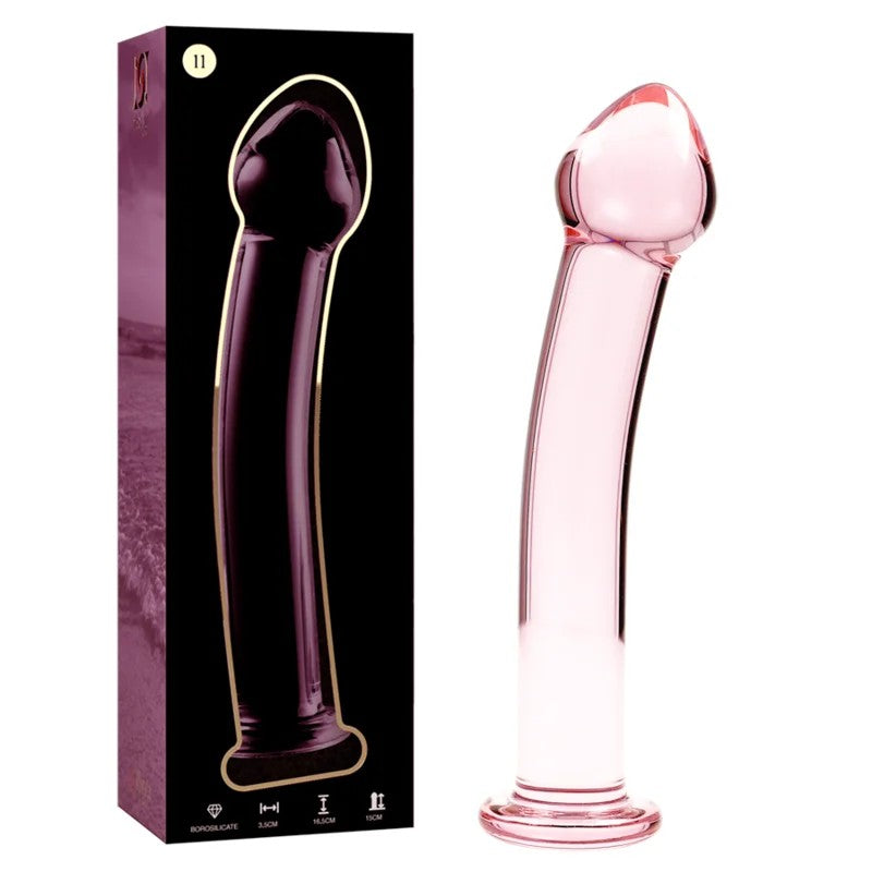 NEBULASERIESBYIBIZA–MODELL11DILDOBOROSILIKATGLASROSA16CM-O-3CM