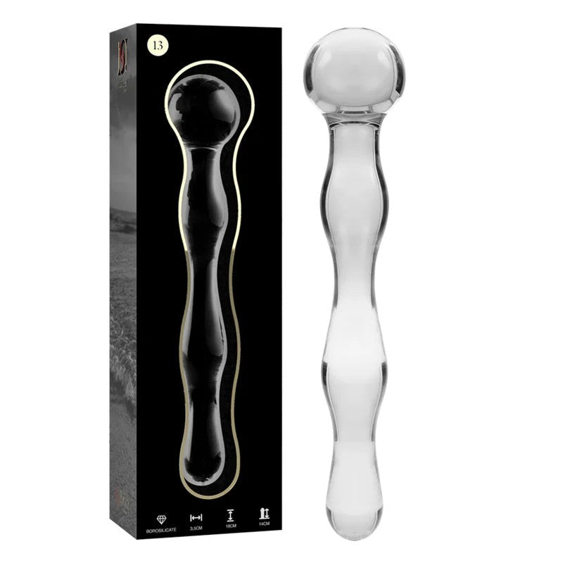 NEBULASERIESBYIBIZA–MODELL13DILDOBOROSILIKATGLASKLAR18CM-O-3.5CM