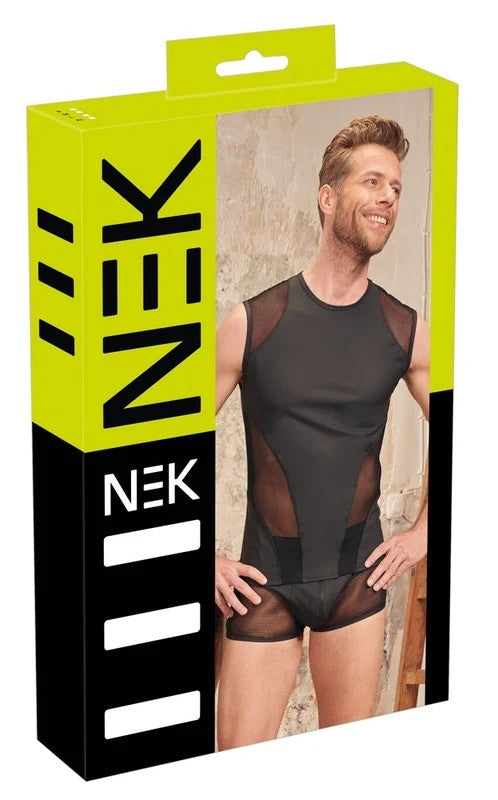 NEKMatlookTankTopShirtmitNetz