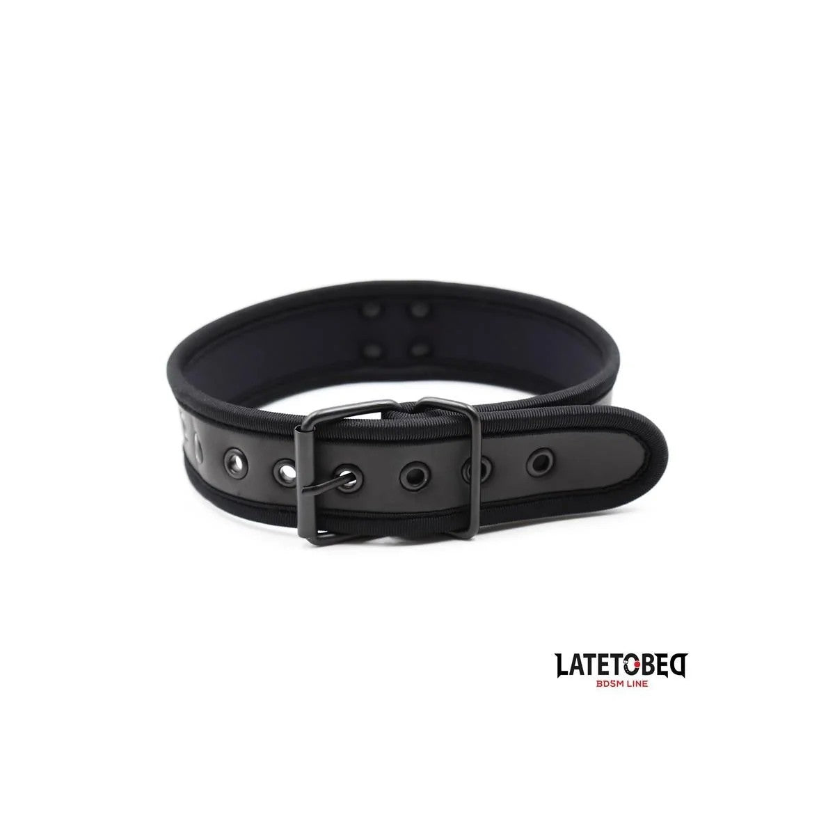 NEOPREN-HALSBAND,VERSTELLBARVONLATETOBEDBDSMLINE