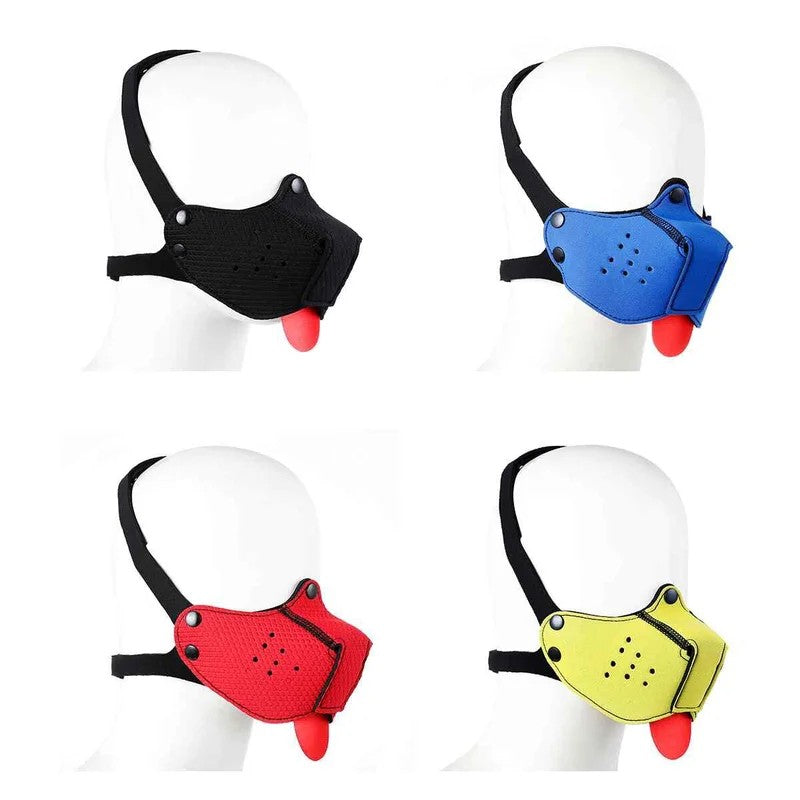 NeoprenePuppyDogRedMouthMask