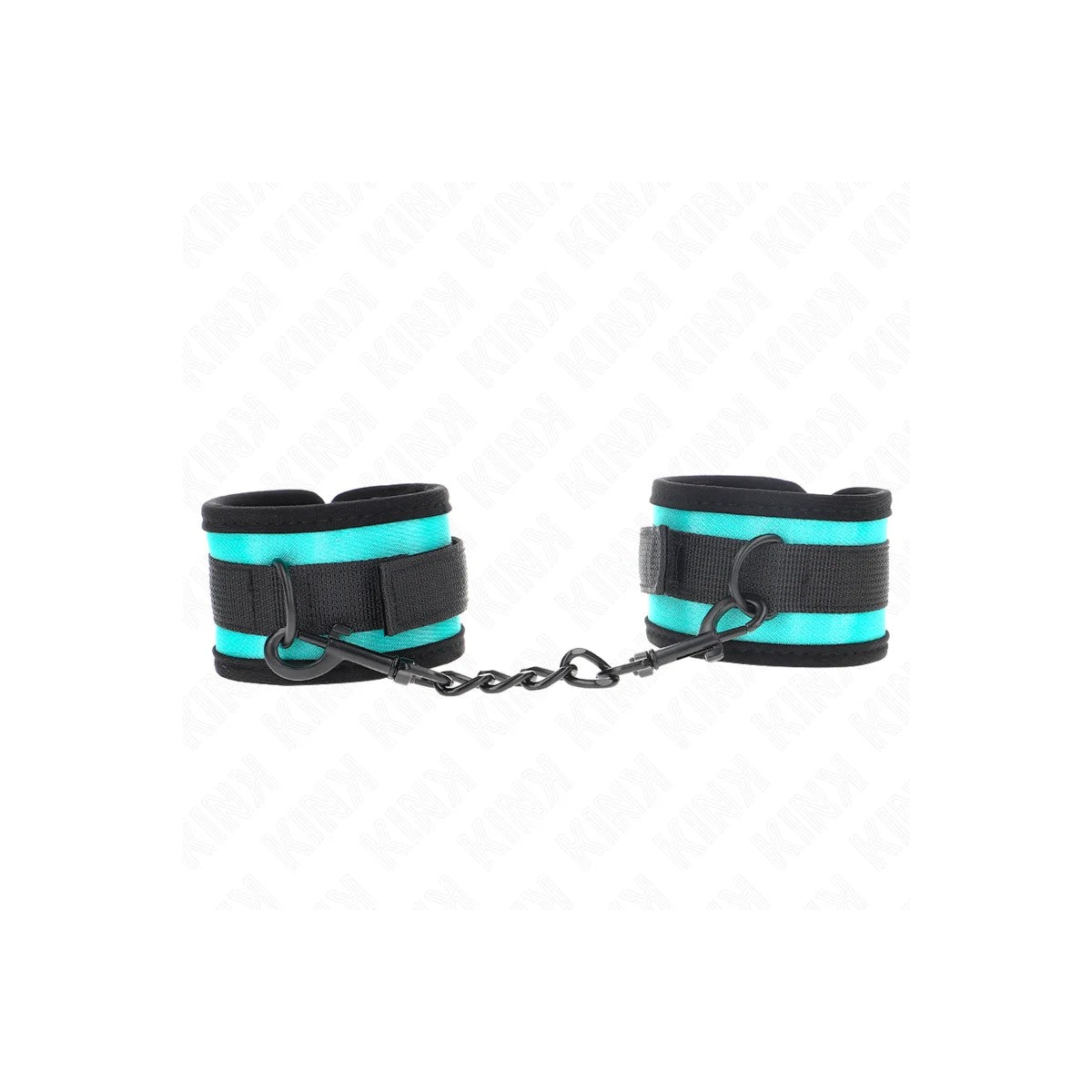 NYLON-HANDFESSELMITKLETTVERSCHLUSSSCHWARZ-BLAUVERSTELLBAR18-32CMX5CMVONKINKWRISTRESTRAINT