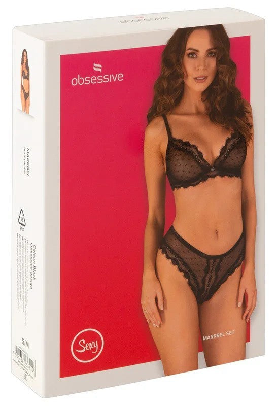 ObsessiveBHSetDotsBlackS–XL