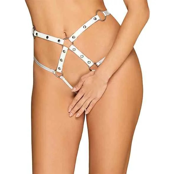 ObsessiveHarnessWhiteS–2XL