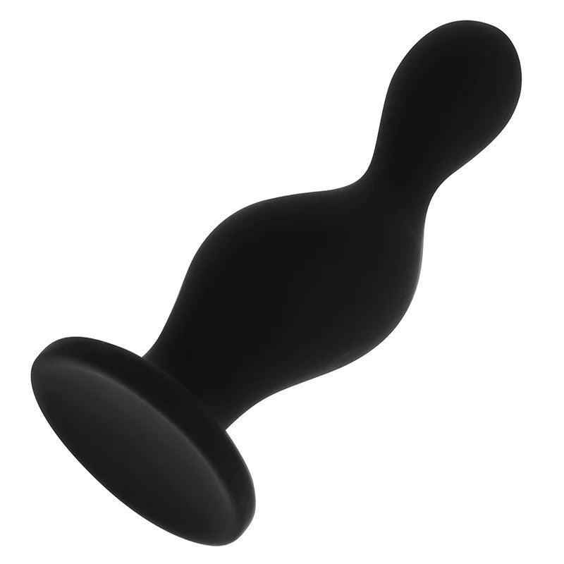 OHMAMAAnalplugPPunktSchwarz12cm