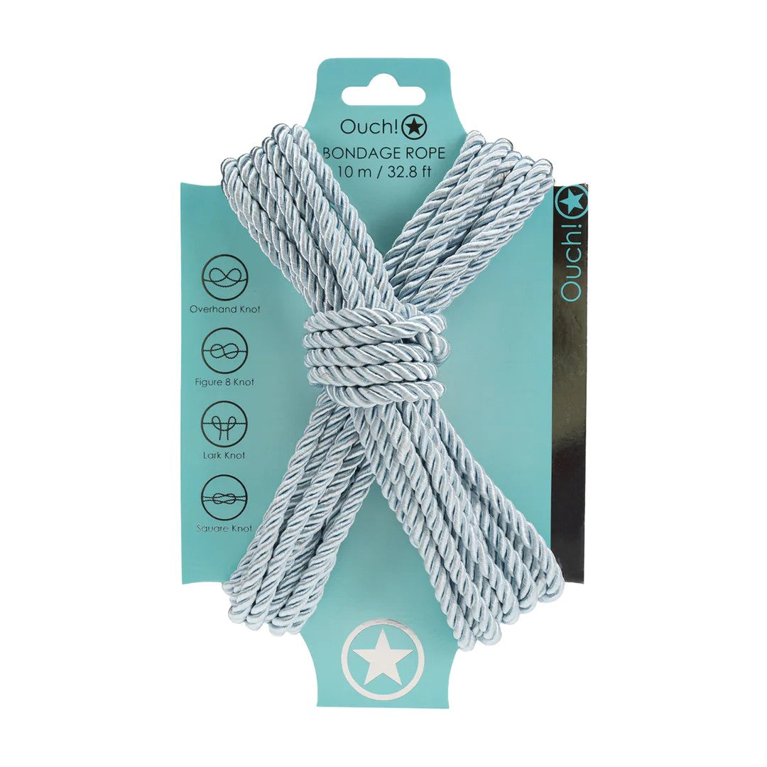 OUCH!BondageRope10mPowderBlau