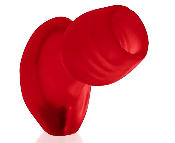 OxballsGLOWHOLE-2HollowButtplugLEDinsert–RedMorphL