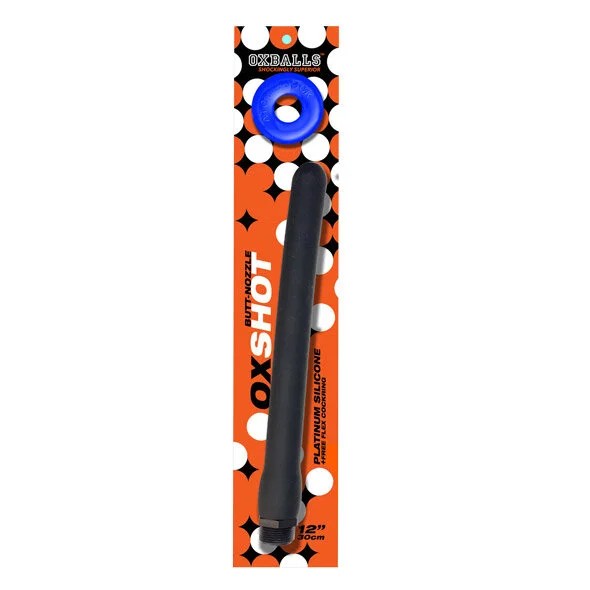 OxballsOxshotButt-NozzleShowerHose12inch&FlexCockring