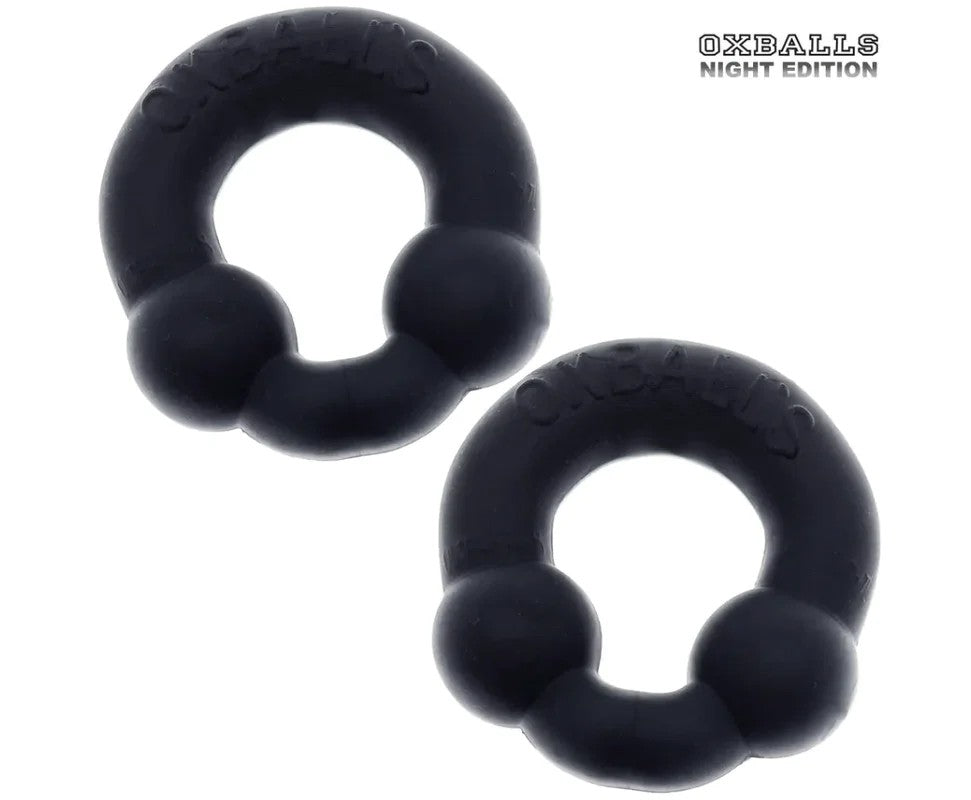 OxballsUltraballsCockringNightEdition2erPack