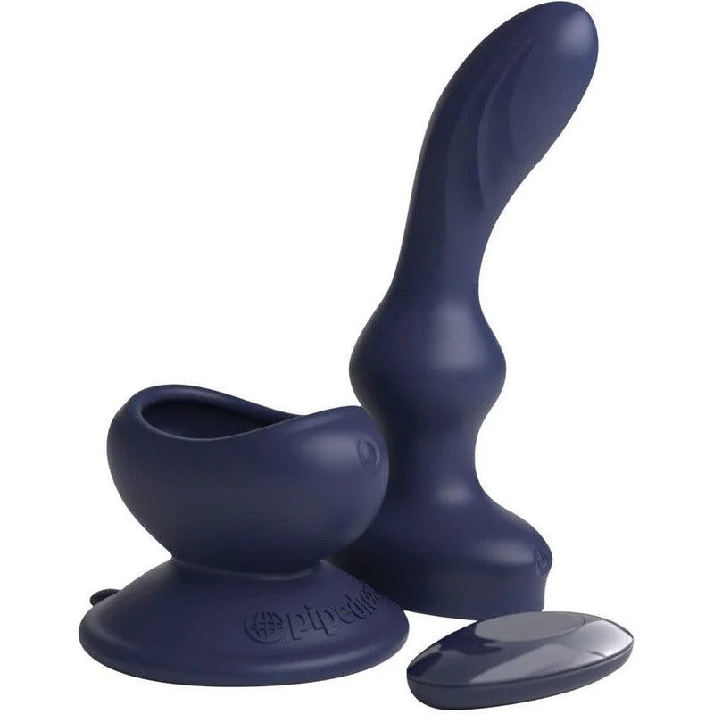 P-PunktVibrator„WallBangerP-Spot“–mitabnehmbarenSaugfuss&Fernbedienung14.2cm(blau)