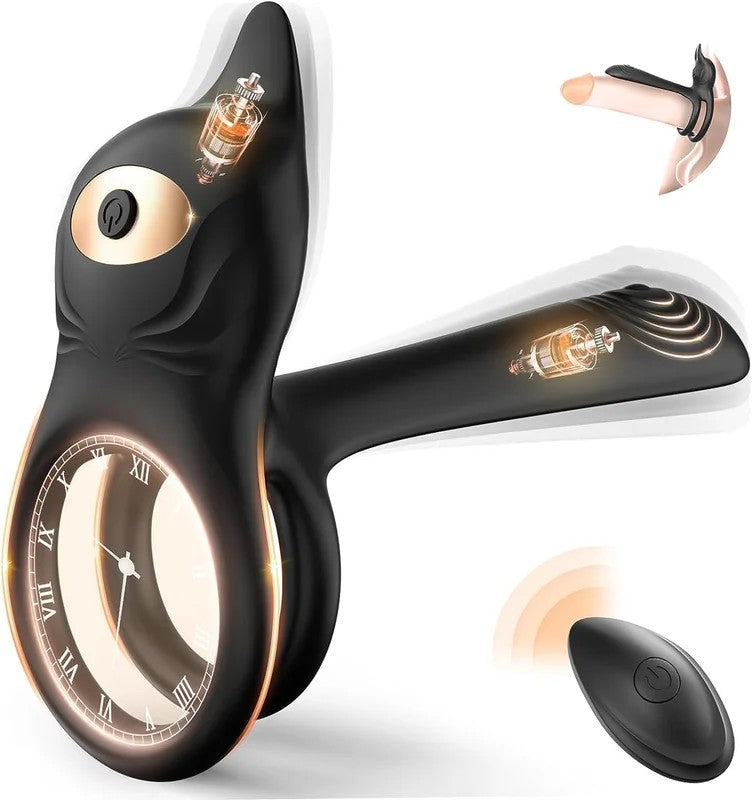 PaloquethDualMotor3in1PenisEnhancer&VibratingRingwithRemoteControlBlack