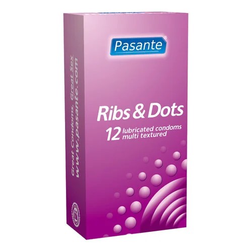 PasanteRibs&DotsCondoms12pcs