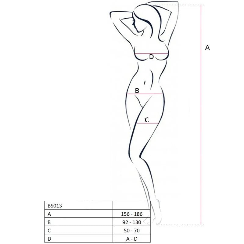 PASSION–WOMANBS013SCHWARZERBODYSTOCKING,EINEGRÖSSE