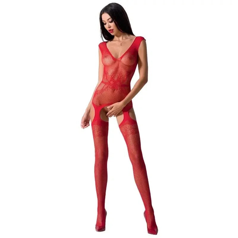 PASSION–WOMANBS062ROTERBODYSTOCKING,EINEGRÖSSE
