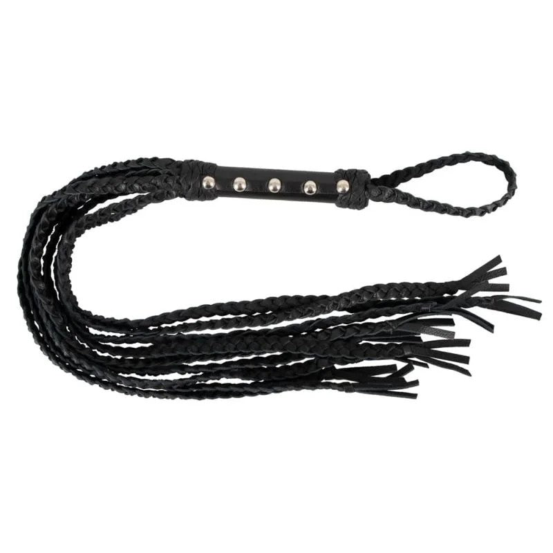 Peitsche„CatONine“ausLeder,70cm