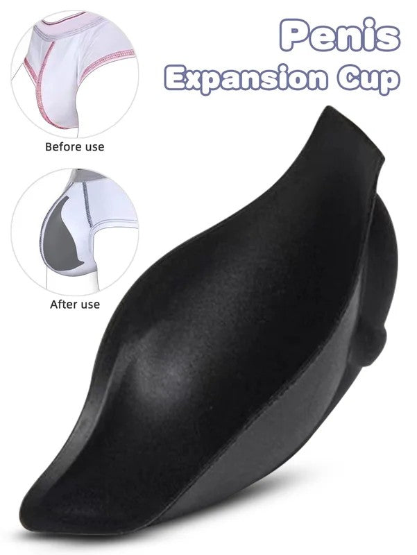 Penis-Expansionstasse–Silikon-Penispolster,getrageneUnterwäschefürcharmanteMänner