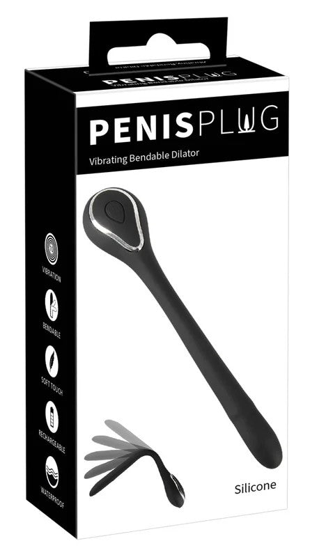 PenisPlugVibrationgBendableDilator