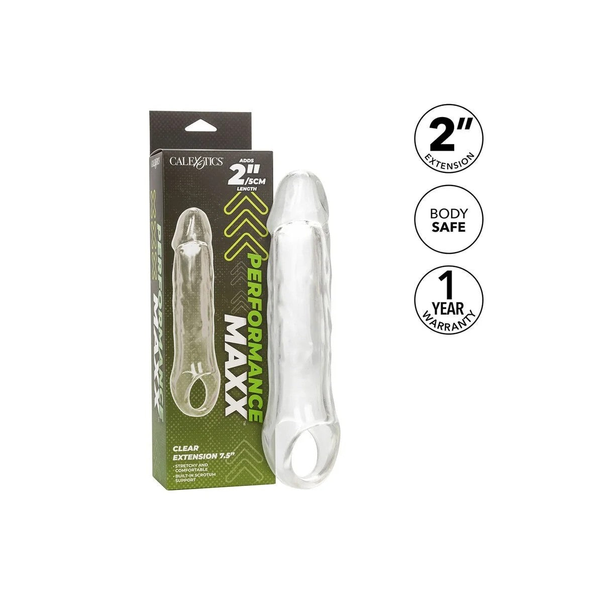 PERFORMANCEMAXXCLEAREXTENSION7,5TRANSPARENTVONCALEXOTICS