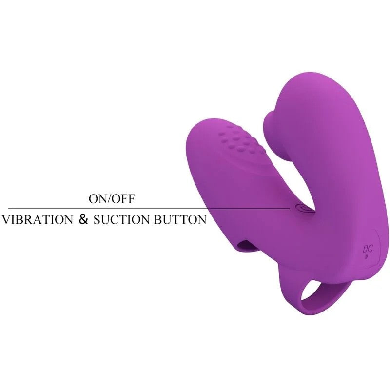 PRETTYLOVE–ATHENAFINGERVIBRATORMITKLITORISSTIMULATORLILA
