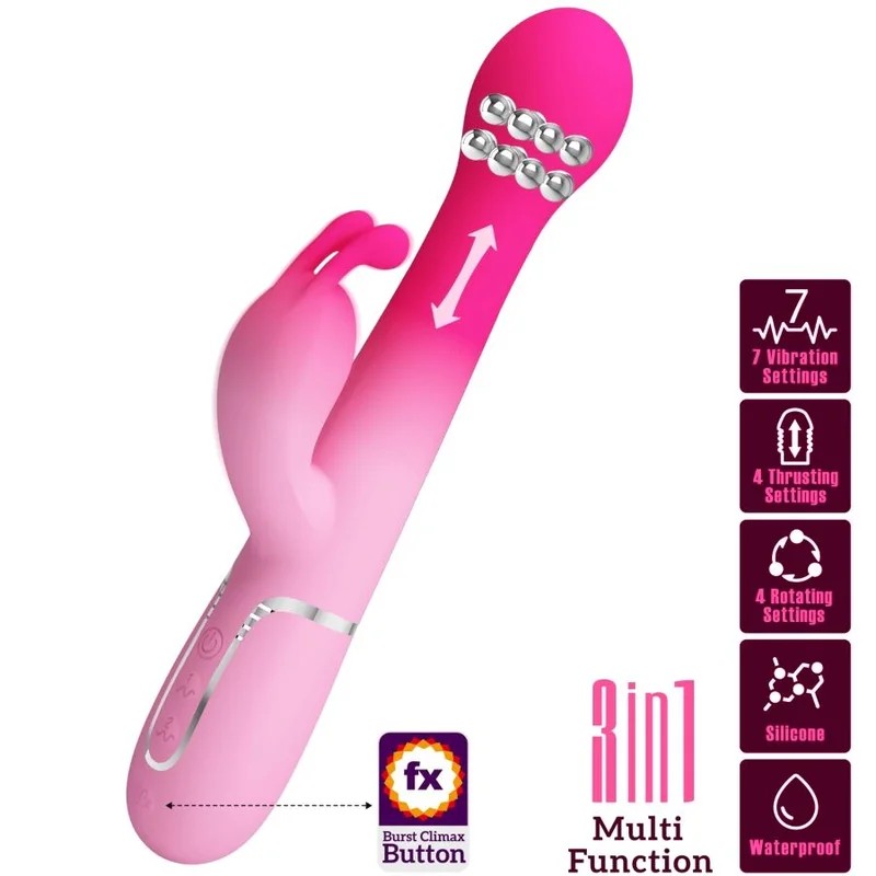 PRETTYLOVE–DEJON3IN1MULTIFUNKTIONS-RABBIT-VIBRATORROSA