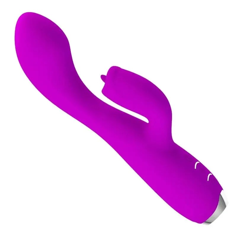 PRETTYLOVE–GLORIAWIEDERAUFLADBARERKANINCHENVIBRATOR,WASSERDICHT,LILA