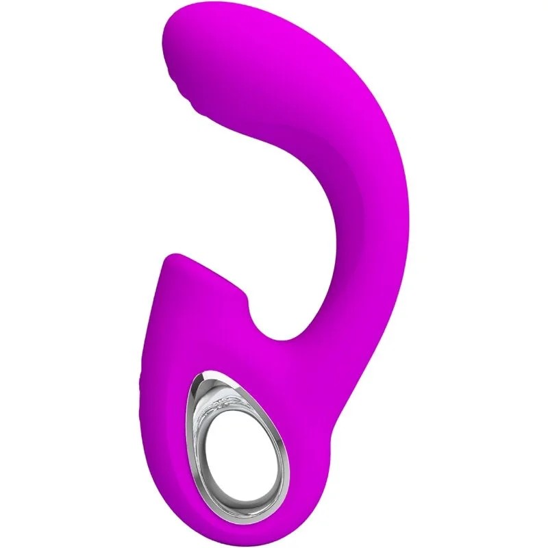 PRETTYLOVE–SIBELSIBELG-SPOTVIBRATOR+KLITORIS-STIMULATOR10VIBRATIONENLILA