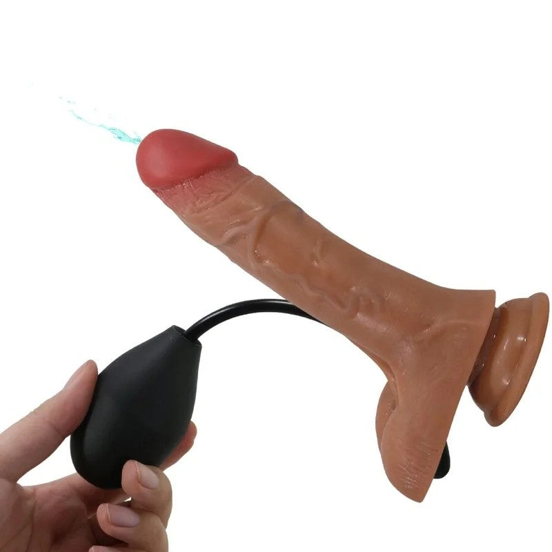 PRETTYLOVE–UNIVERSALHARNESSSLIPMITVIBRIERENDEMUNDSQUIRTING-DILDO15,5CMMULATO