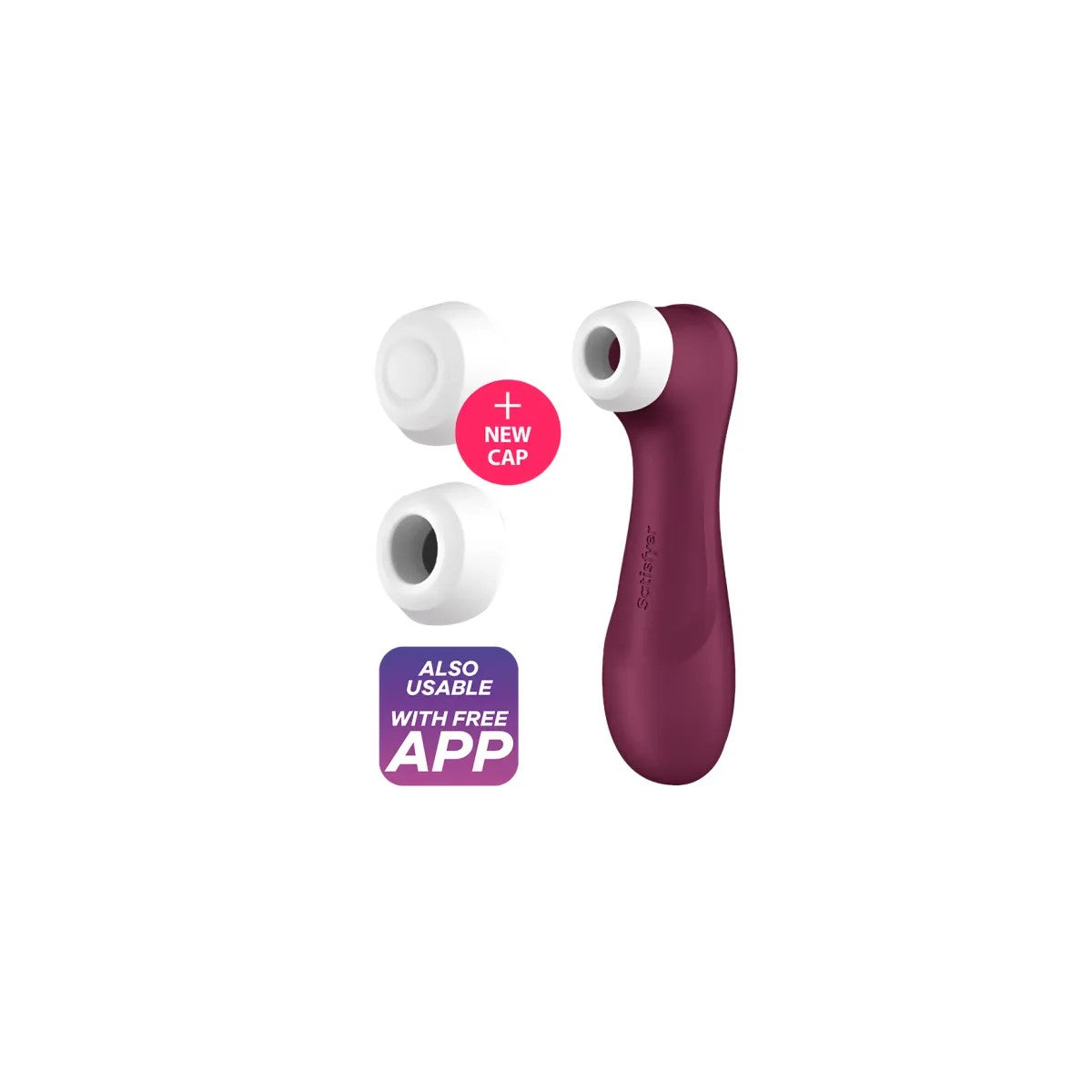 PRO2GENERATION3WINEREDBLUETOOTH&APPVONSATISFYERAIRPULSE