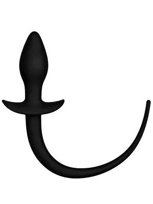 PuppyPlaySilikonTailAnalplug–Schwarz