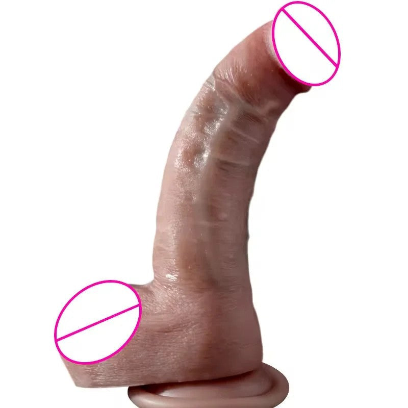 RealistischerAnaldildoButtPlug–7ZollkleineEichelausSilikon,SexspielzeugfürFrauen