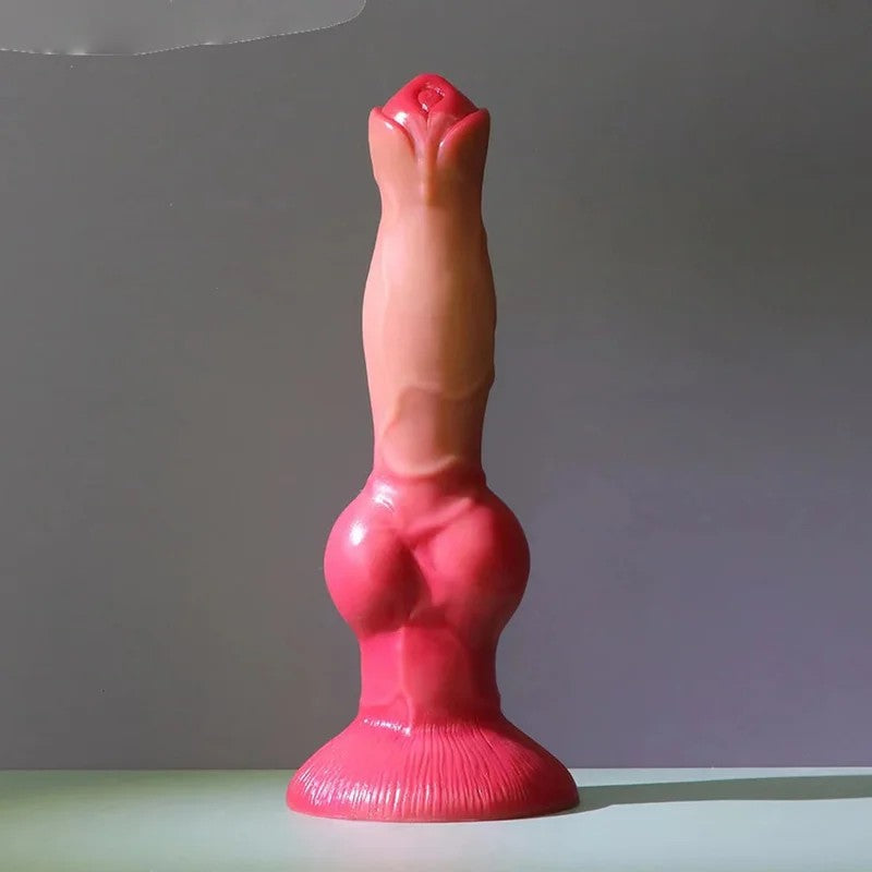 RealistischerHundedildo-Analplug–RiesigerFleischdildoausSilikonmitgroßemSaugnapf.