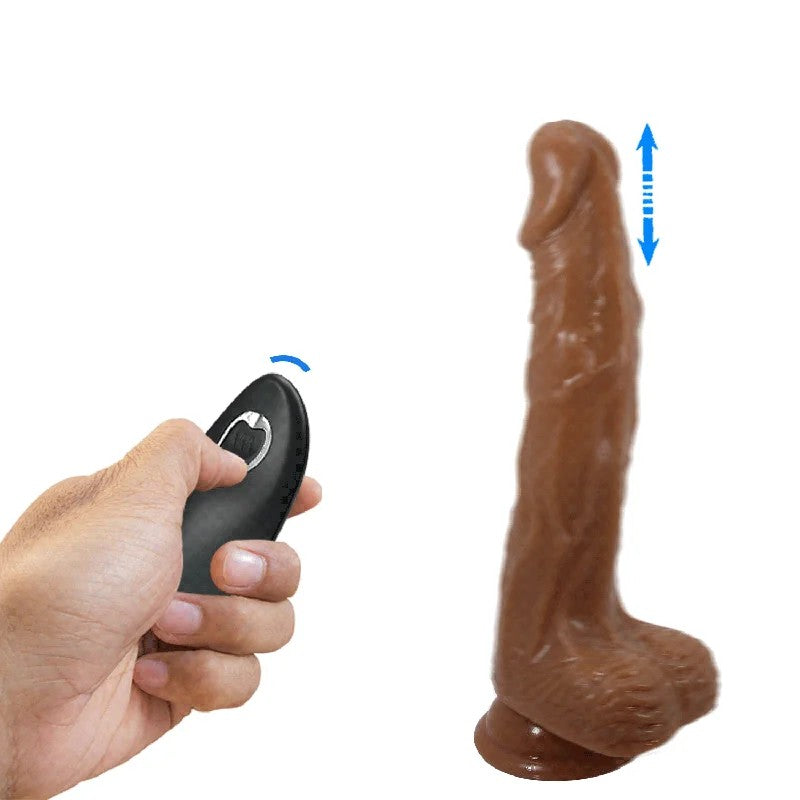 RealistischerkabelloserVibratormitRotation,VibrationundStoß