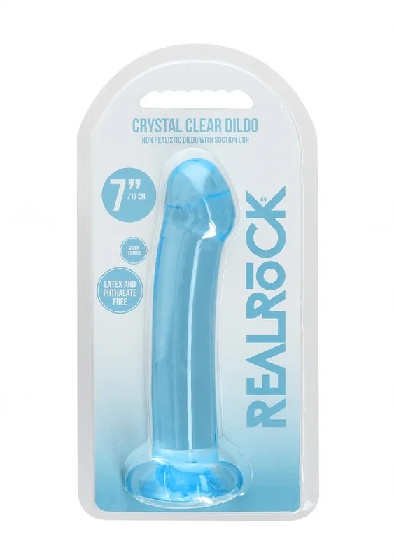 RealRock–7″/17cm–CrystalClearDildo