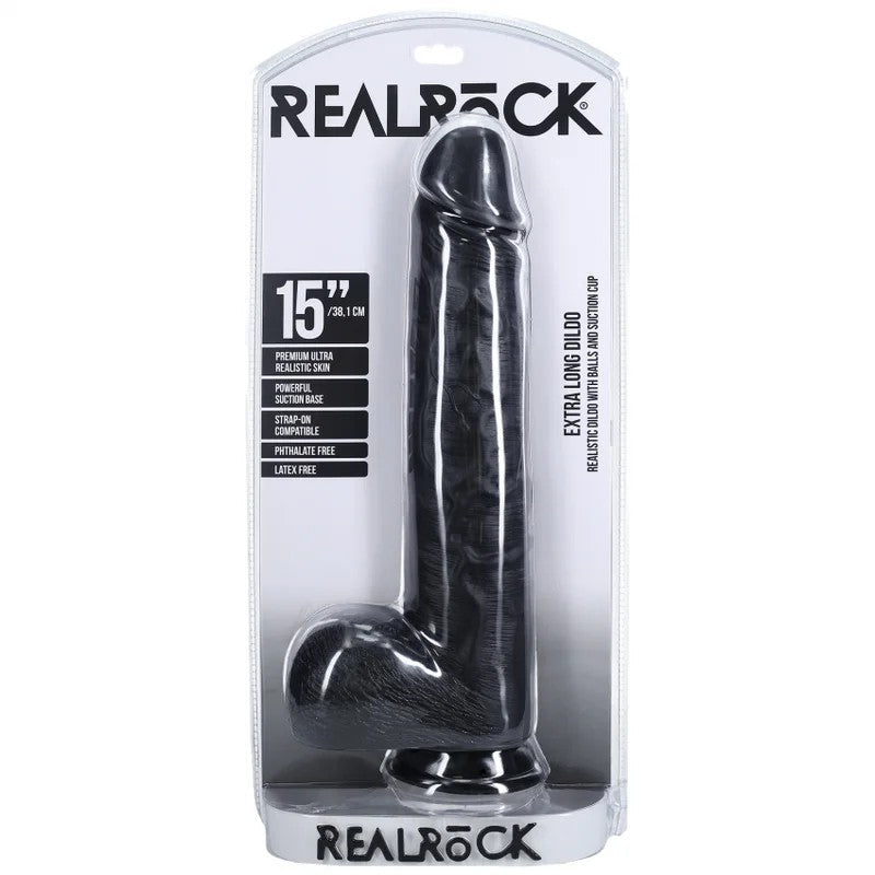RealRock–ExtraLargeStraightwithBalls15″/38cm