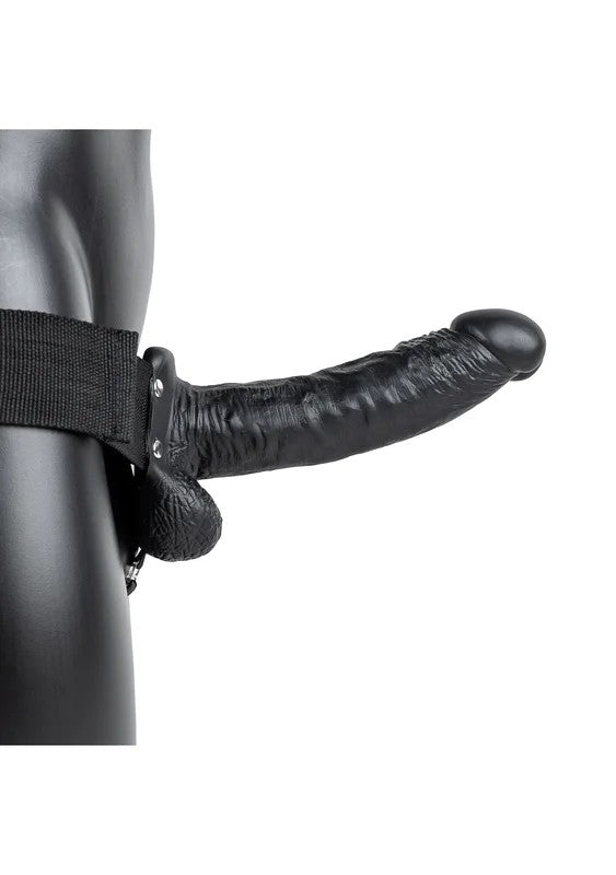 RealRock–hohlerStrap-On18,00cmschwarz