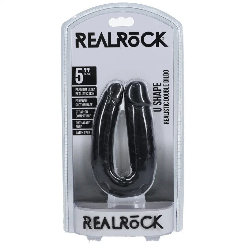 RealRock–UShapedDoubleDildo5″/12,7cm