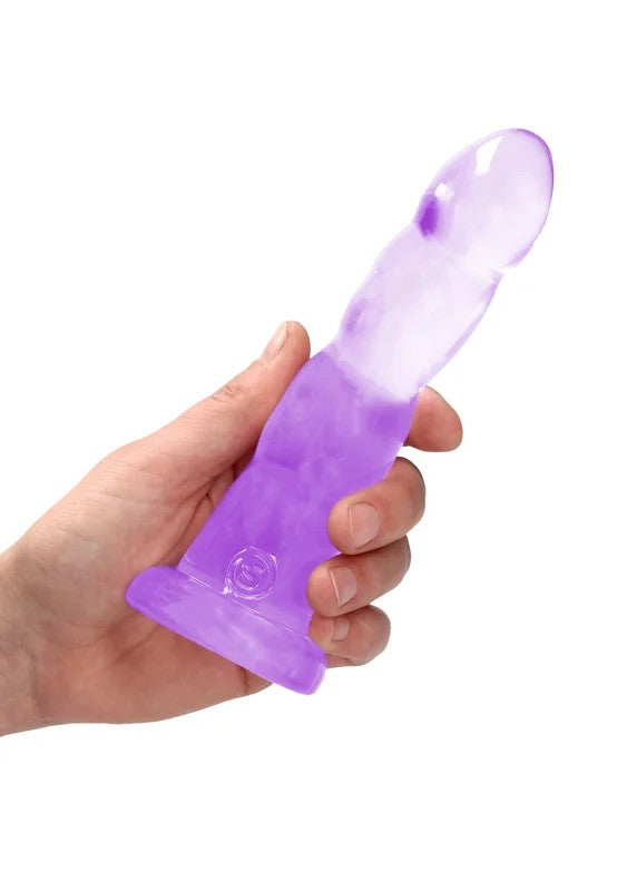 RealRockDildo17cmLila–CrystalClearOhneHodensack