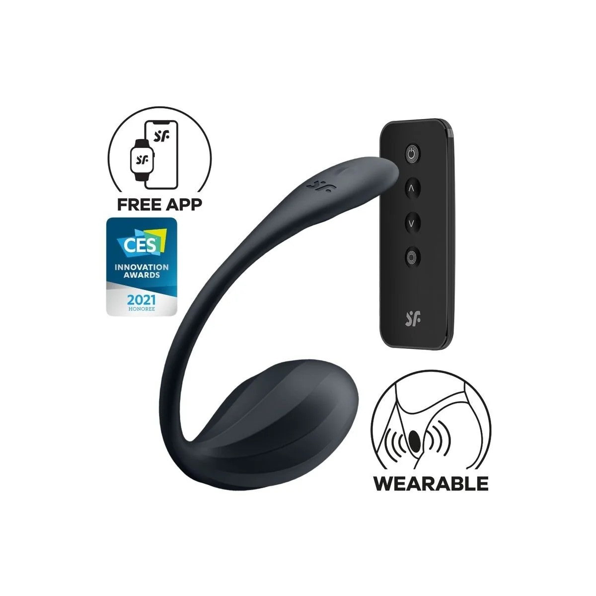 RIBBEDPETALGPOINTSTIMULATORFERNBEDIENUNGSCHWARZKOSTENLOSEAPPVONSATISFYERPARTNER