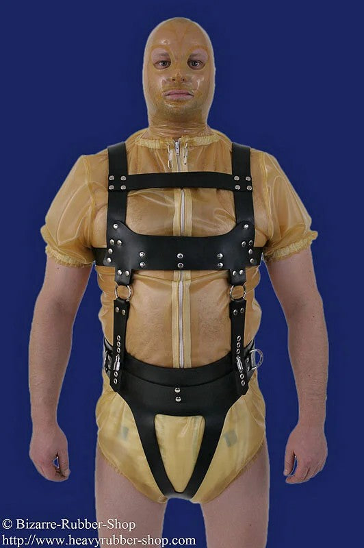 Rubberchestharnesswithdiaperharness
