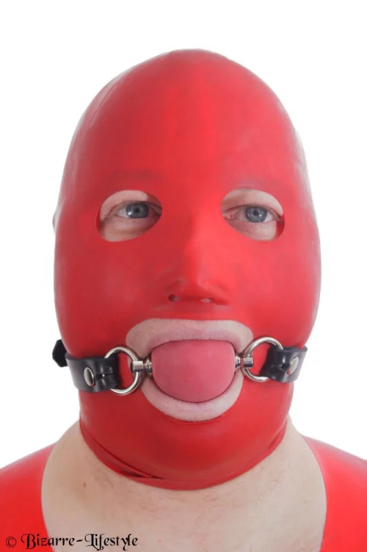 Rubbergagharnesswithballgag