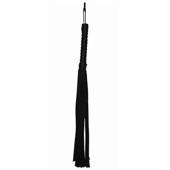 S&M–BlackFauxLeatherFlogger