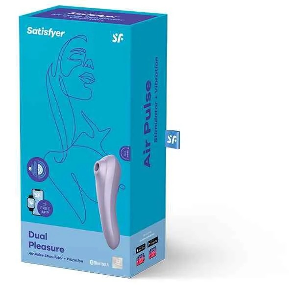 Satisfyer–DualPleasureAirPulseVibratorMauve