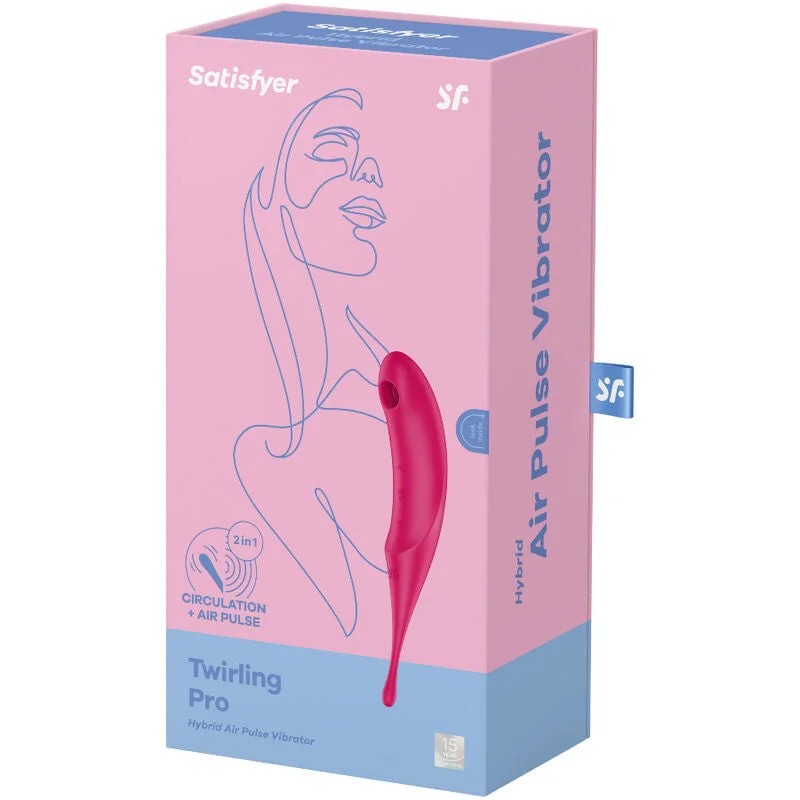 SATISFYER–TWIRLINGPROAIRPULSESTIMULATOR&VIBRATORBLAU