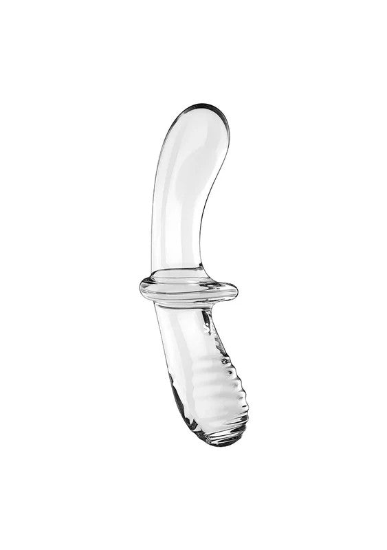 SatisfyerDoubleCrystalGlassDildoTransparent