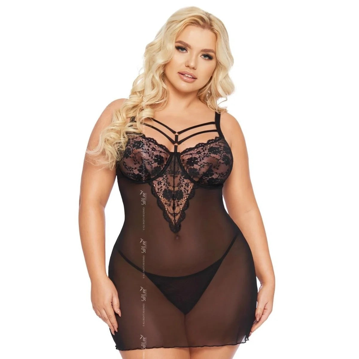 SCHWARZESCHEMISE1890VONSOFTLINEPLUSSIZECOLLECTION