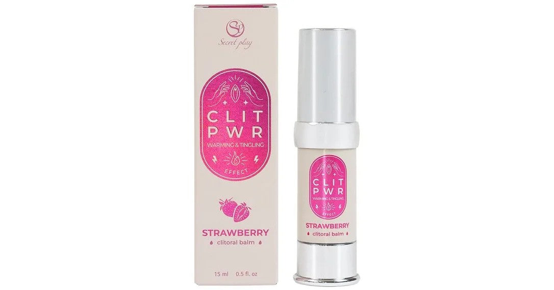 SecretPlayClitPwrClitoralBalm15mlStrawberry