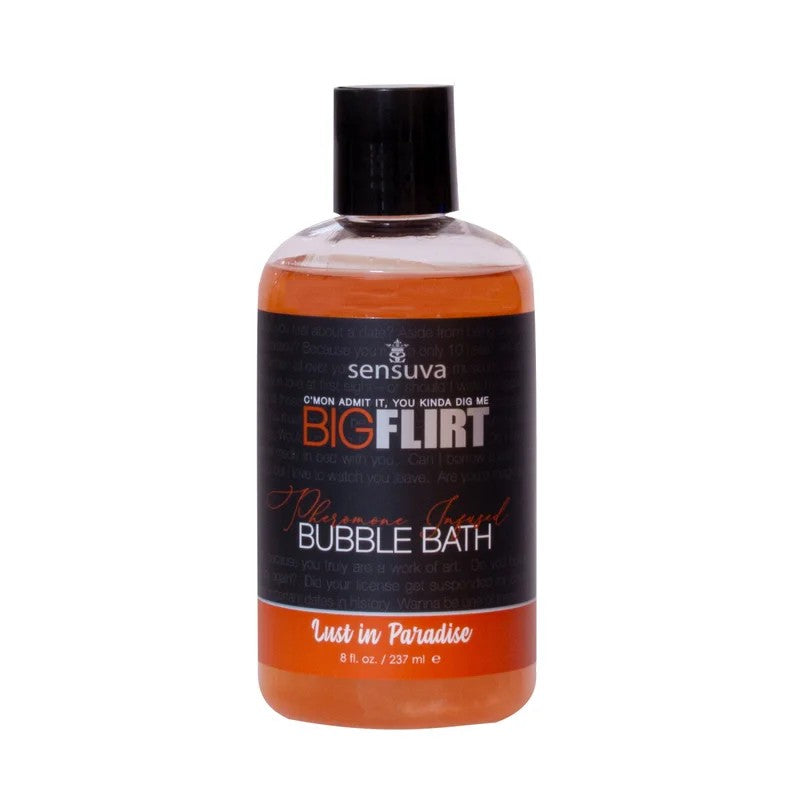 Sensuva–BigFlirtPheromoneBubbleBathLustinParadise237ml