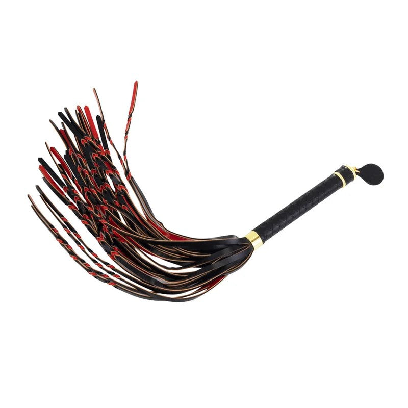 SevandaRed&BlackBraidedTailFlogger