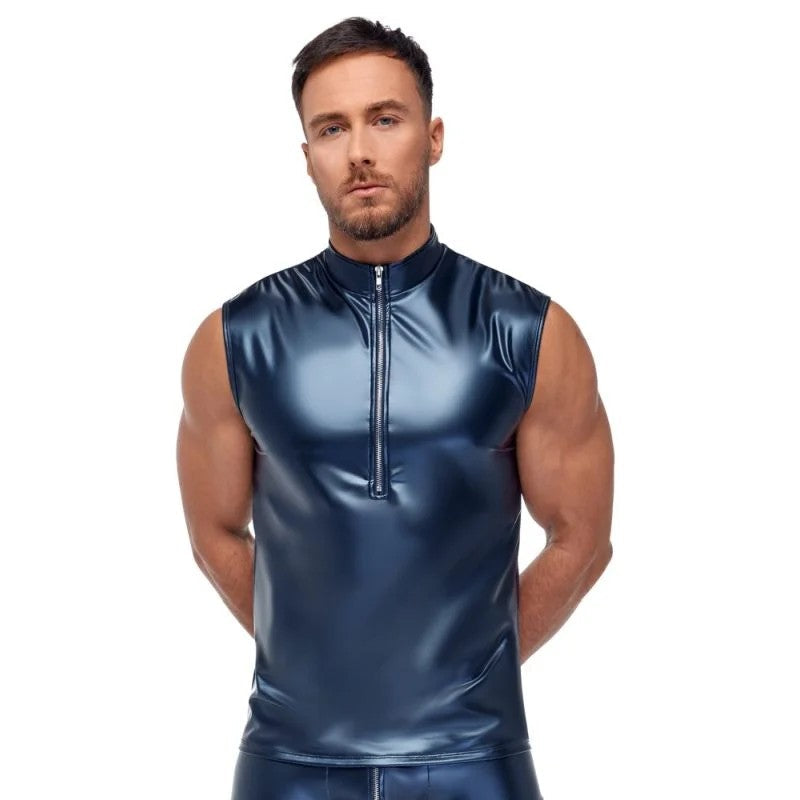 ShirtimBlueMetallic-Mattlook