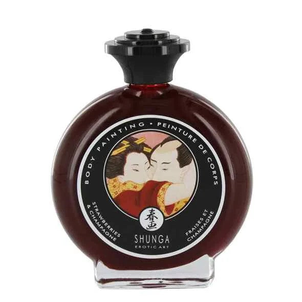 Shunga–BodypaintingStrawberries&Champagne100ml